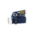 Load image into Gallery viewer, RASSVET Woven Grommet Keychain Belt Navy