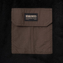 Charger l&#39;image dans la galerie, DEVA STATES Overcast Sherpa Linen Jacket Black
