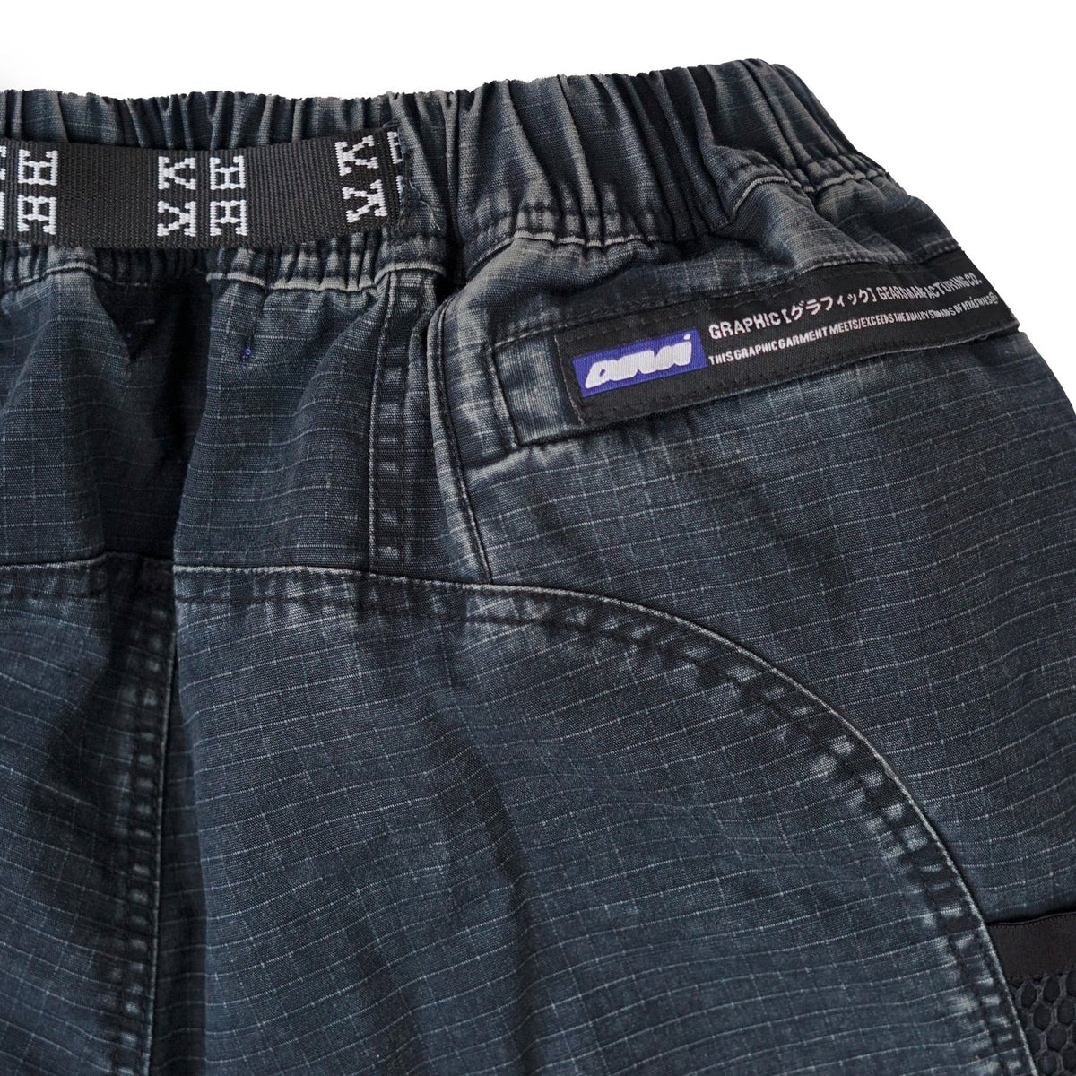 DEVA STATES Hike Cargo Shorts Washed Black
