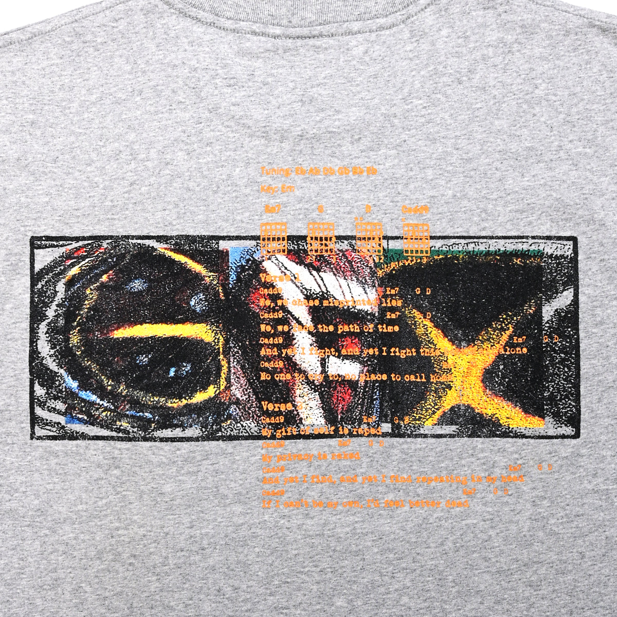 DEVA STATES Nutshell GFX Tee Heather Grey