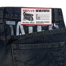 Carica l&#39;immagine nel visualizzatore di Gallery, DEVA STATES Grit Dirty Wash Denim Pants Washed Blue
