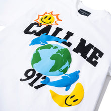 Load image into Gallery viewer, CALL ME 917 Call Me World Tee White
