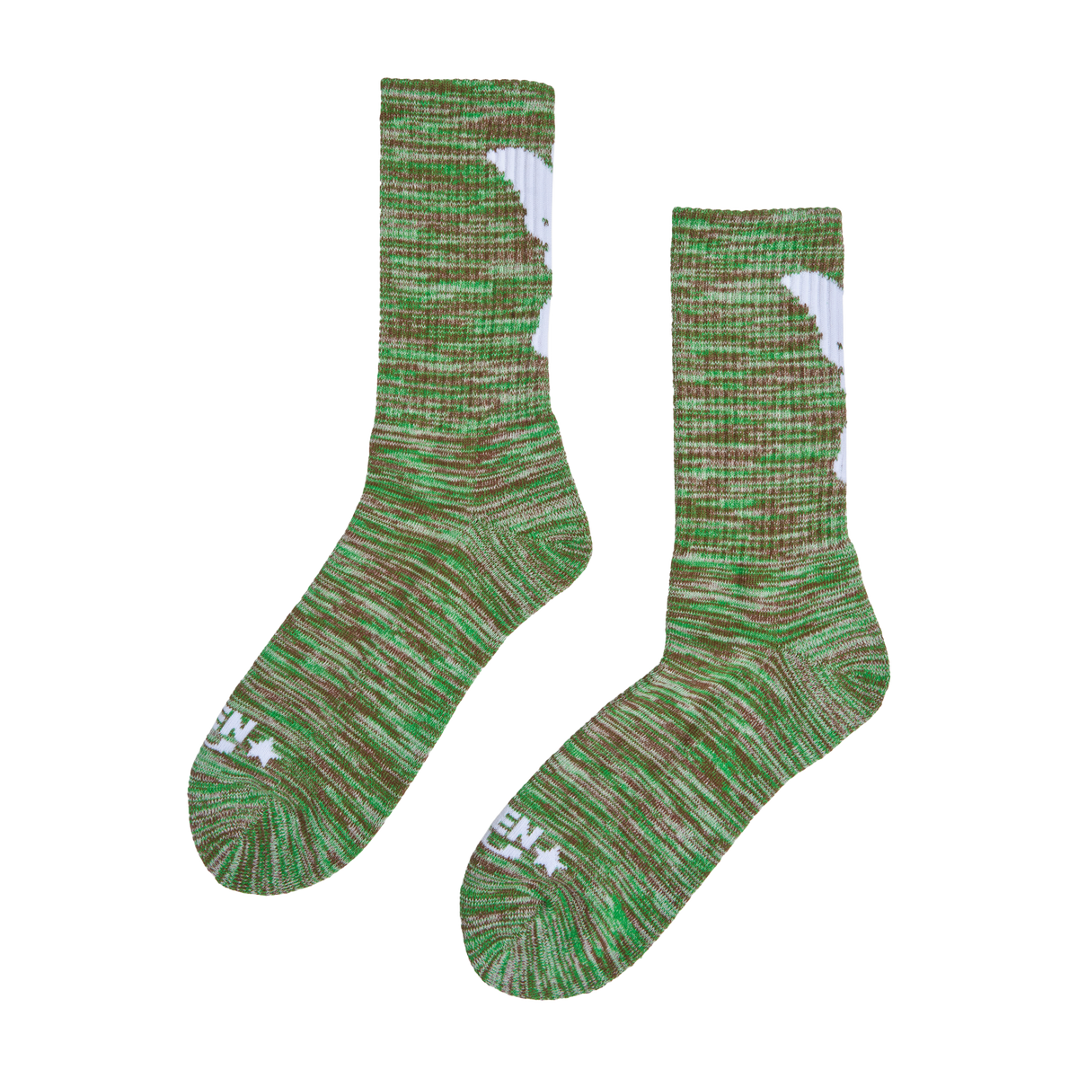 TOKEN 4U Angelic Socks Space Knit Green