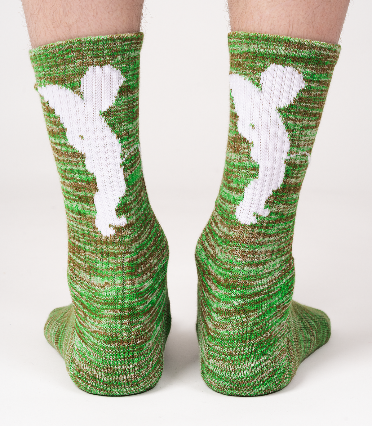 TOKEN 4U Angelic Socks Space Knit Green