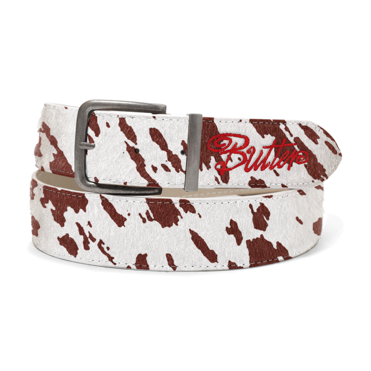 BUTTER GOODS Animal Hide Belt Cow