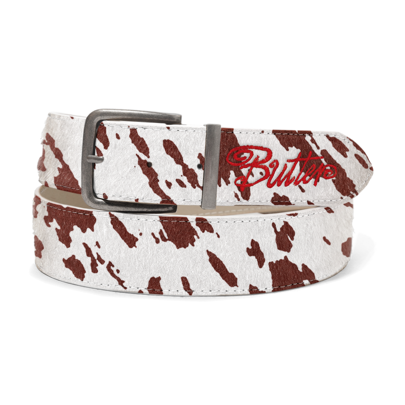 BUTTER GOODS Animal Hide Belt Cow