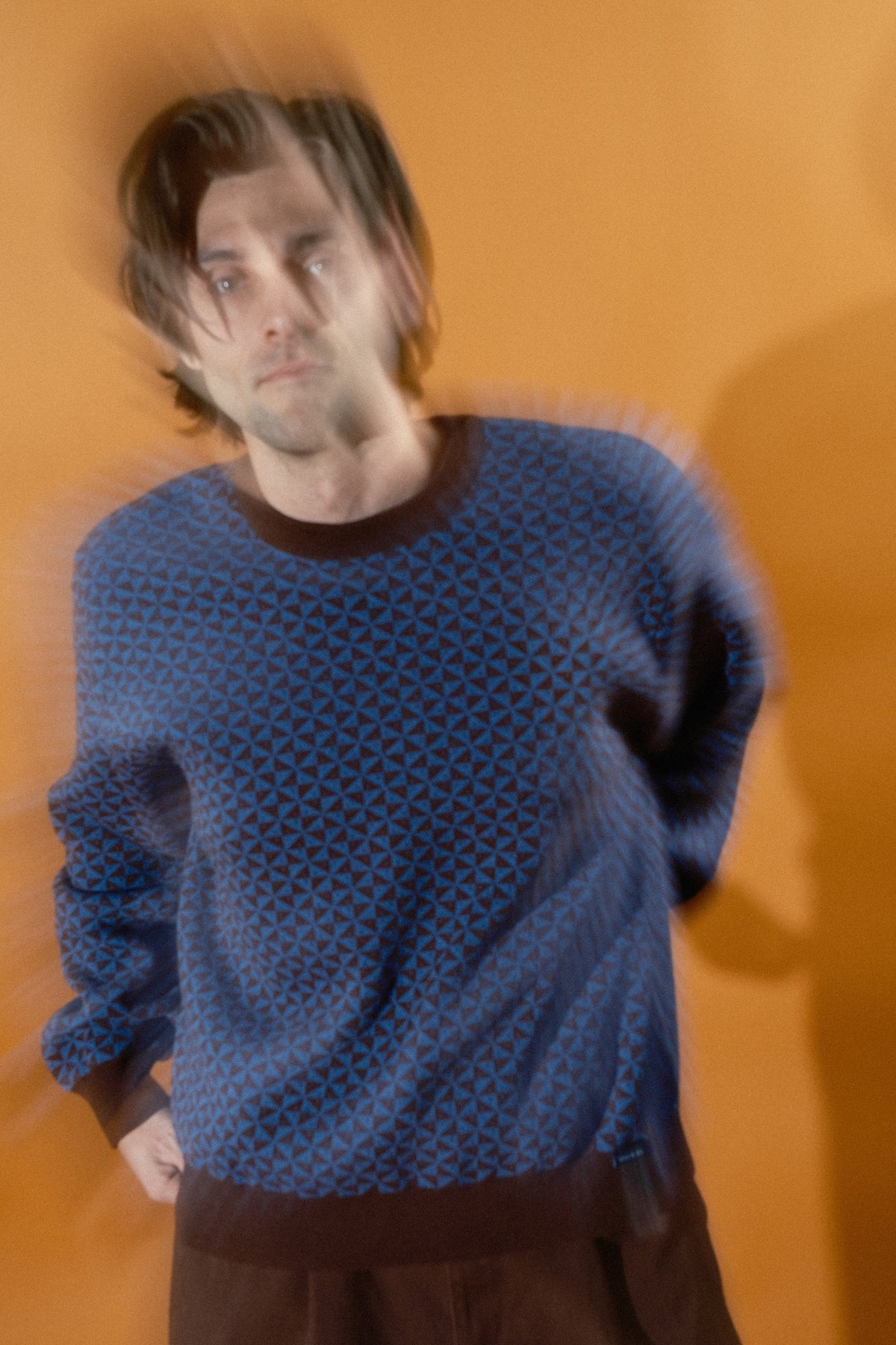 QUASI Trig Sweater Blue