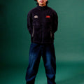 BUTTER GOODS x UMBRO Polartec Zip-Thru Jacket Black