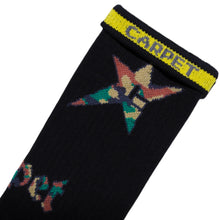 Load image into Gallery viewer, CARPET COMPANY C-Star Sock Black
