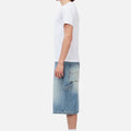 DIME Classic Denim Shorts Sandblasted Indigo