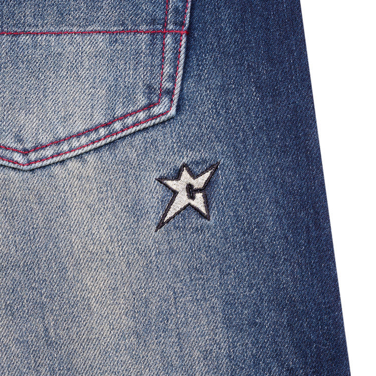 CARPET COMPANY Aged C-Star Jeans Blue