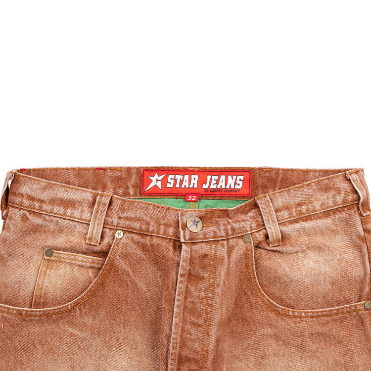 CARPET COMPANY Aged C-Star Jeans Brown