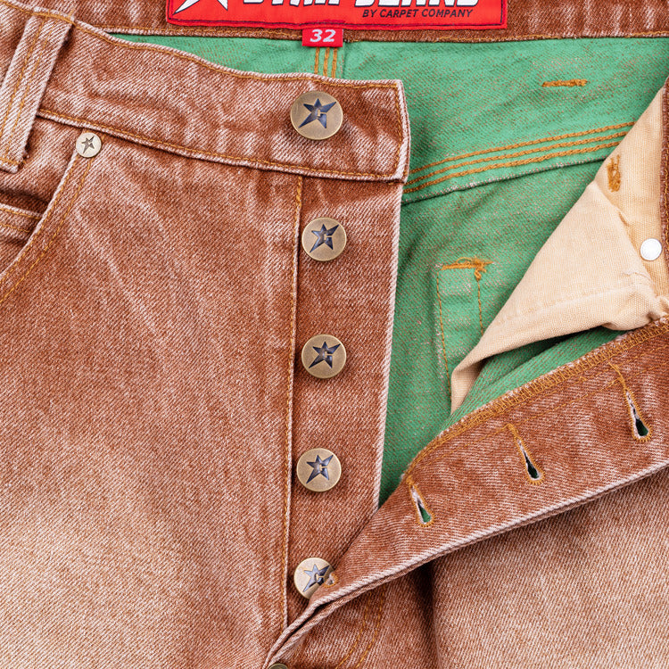 CARPET COMPANY Aged C-Star Jeans Brown