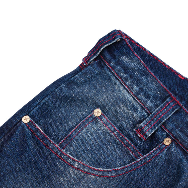 CARPET COMPANY Aged C-Star Jeans Blue