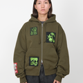 TOKEN 4U Carly 2- Way Zip Hoodie Trench