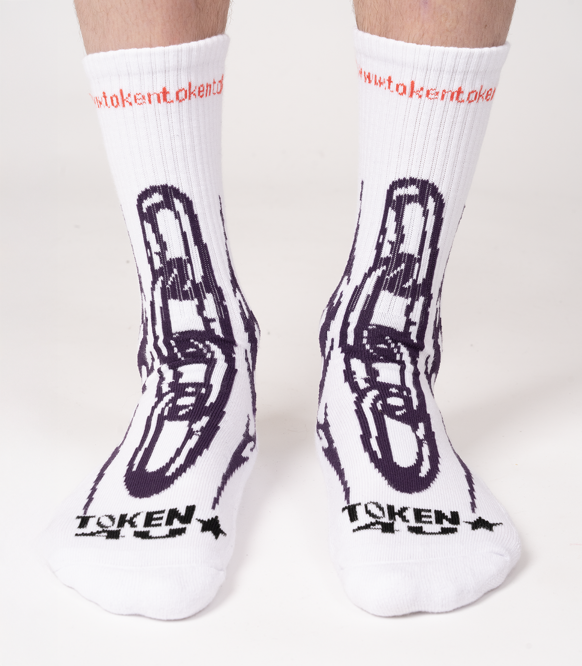 TOKEN 4U Chains Socks White