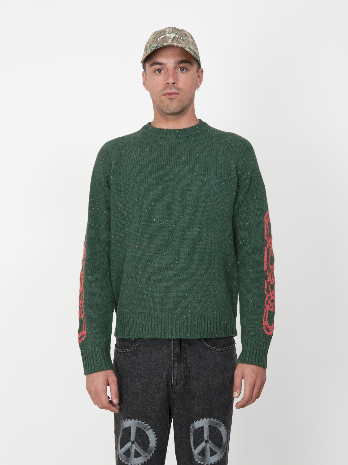 TOKEN 4U Chains Sweater Dark Green
