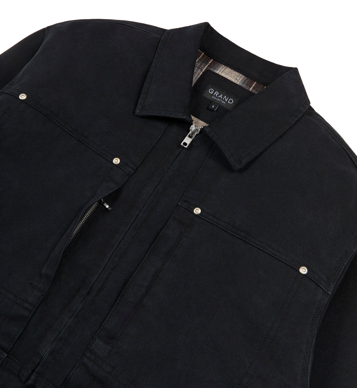 GRAND COLLECTION Connor Work Jacket Black