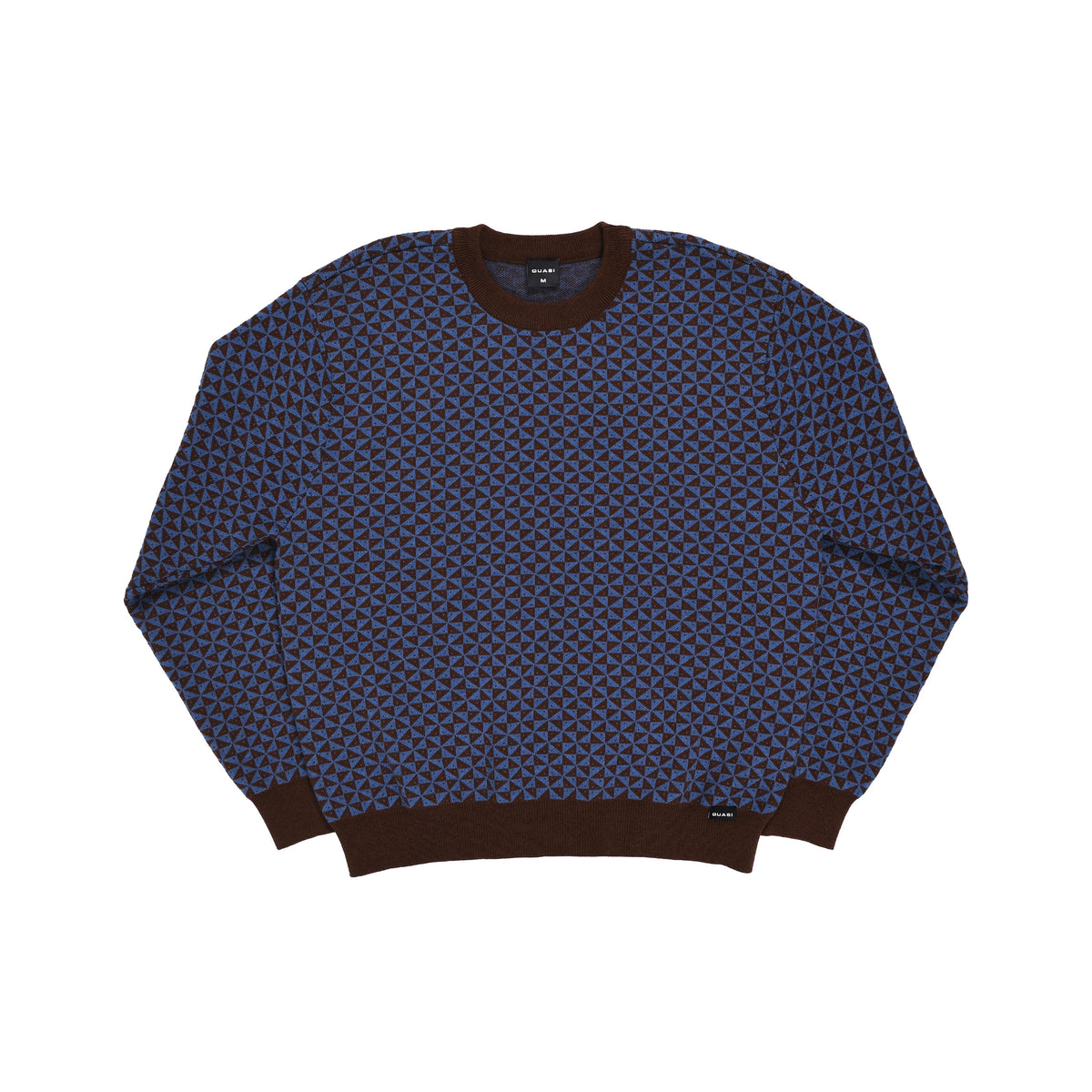 QUASI Trig Sweater Blue