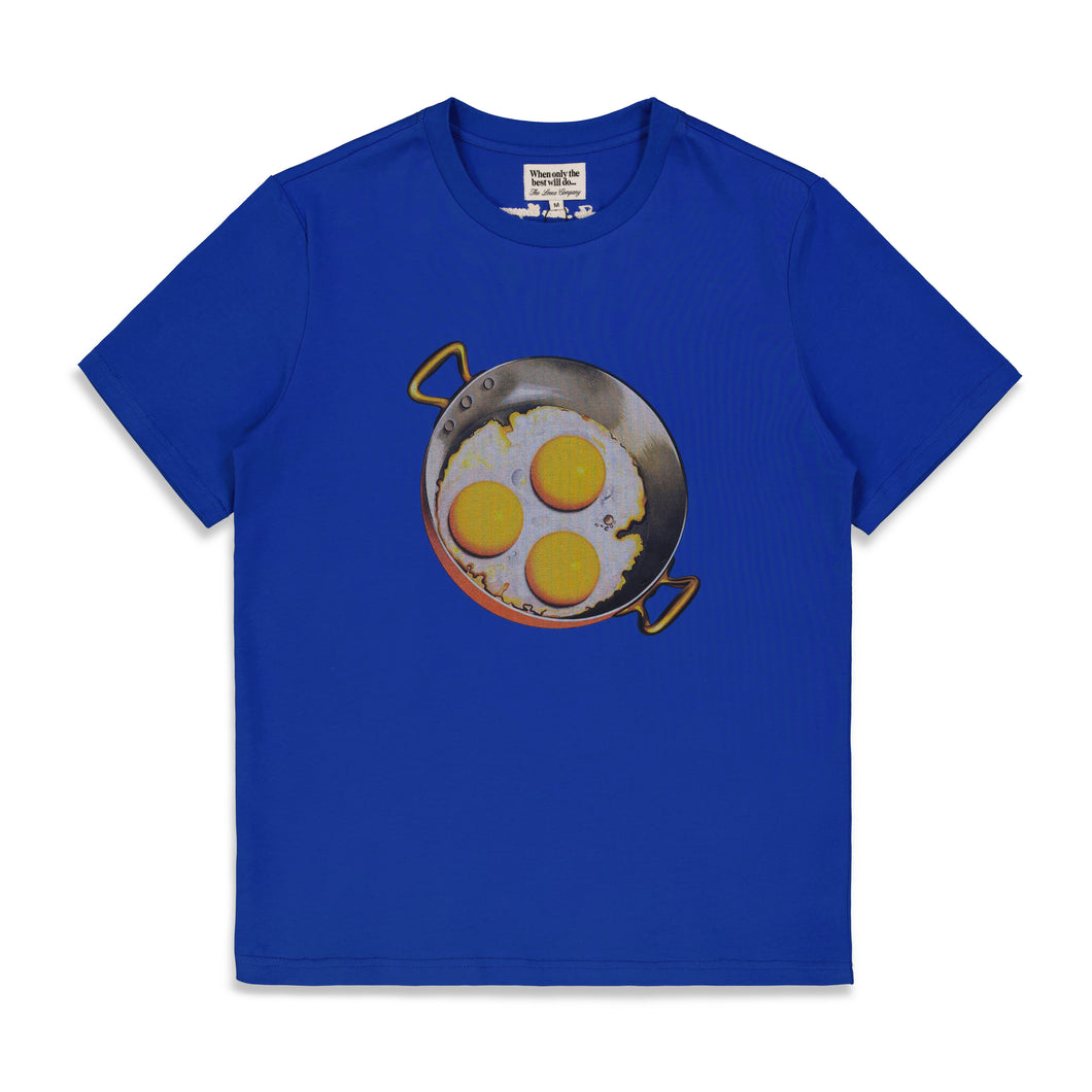 THE LOOSE COMPANY Eggs Tee Royal Blue