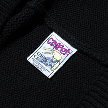 Load image into Gallery viewer, CARPET COMPANY Flag Woven Sweater Black

