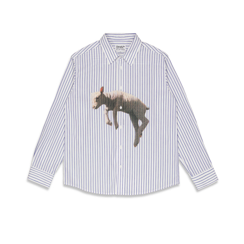 THE LOOSE COMPANY TLC x GAG Lamb Shirt Blue & Cream