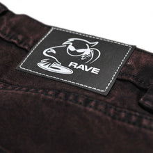 Load image into Gallery viewer, RAVE Gros Denim Red Black
