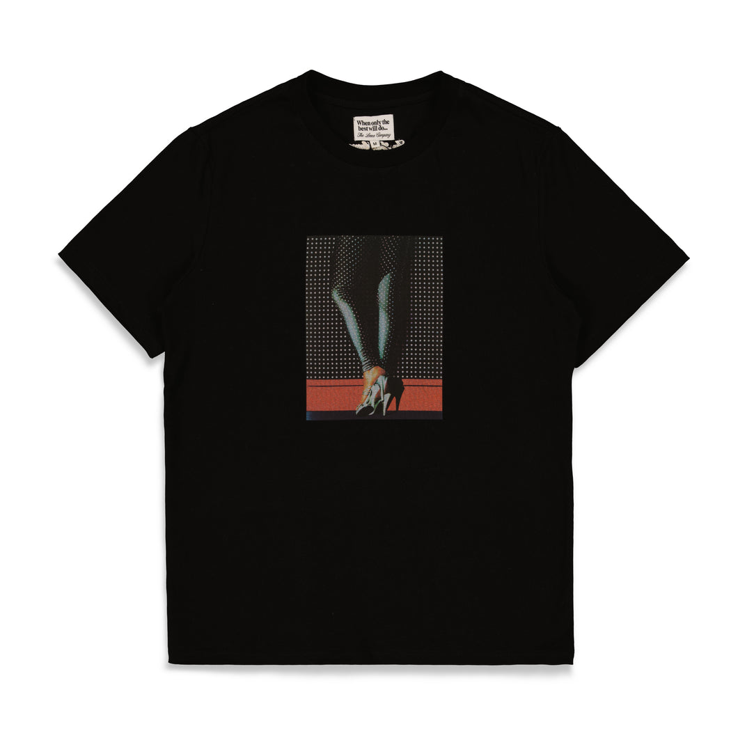 THE LOOSE COMPANY Heels Tee Black