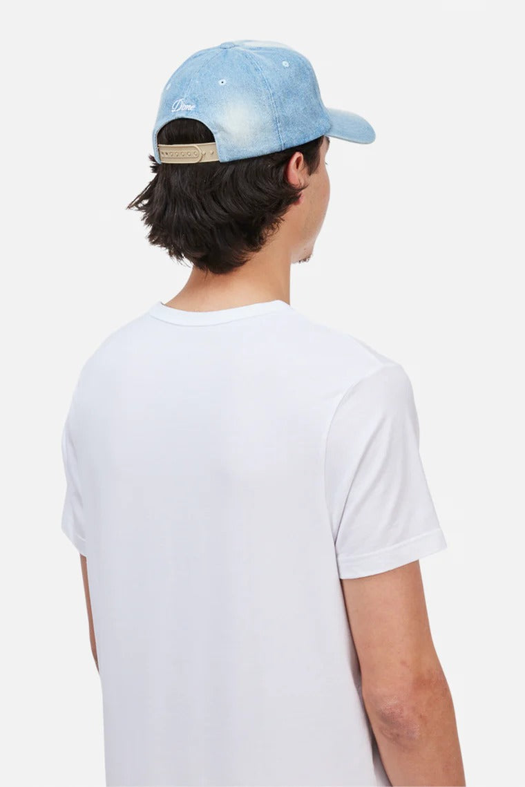 DIME Cursive Denim Worker Cap Blue Washed
