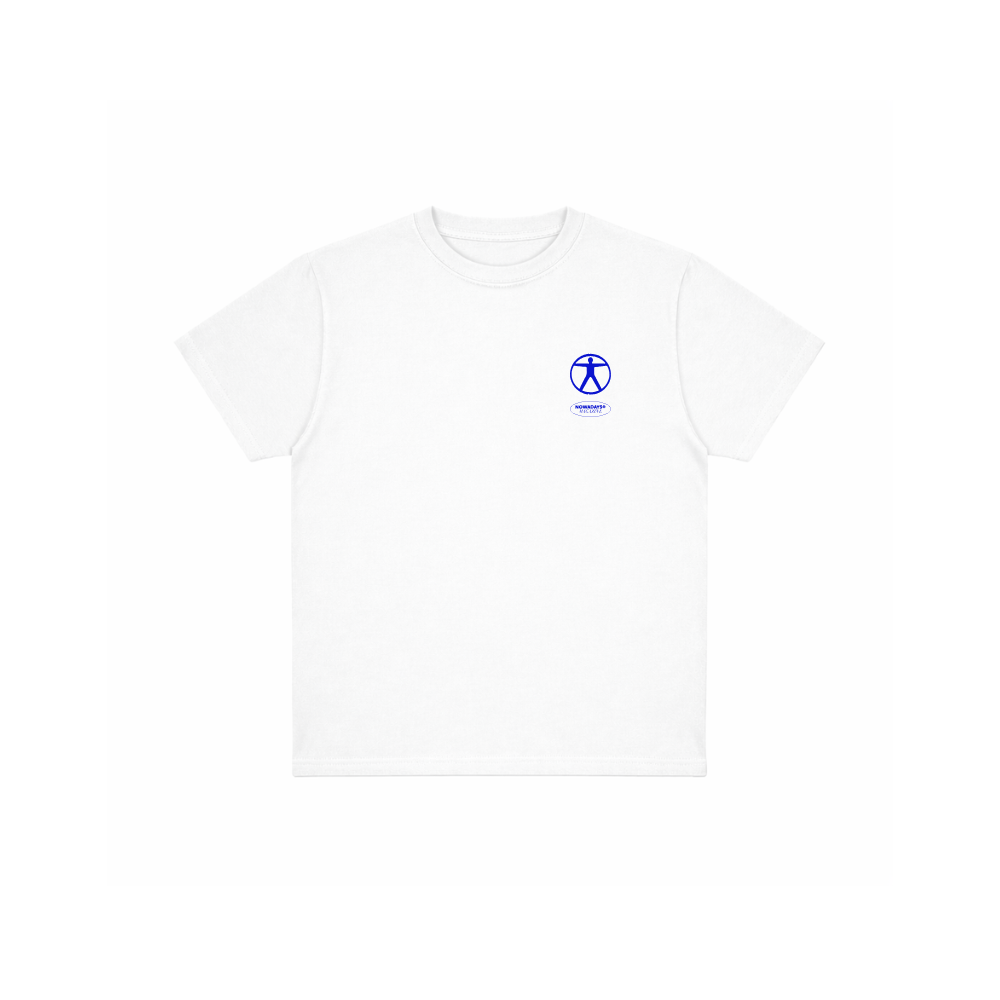 NOWADAYS MAGAZINE スワールTシャツ ヴィンテージブルー