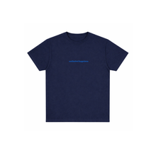 Load image into Gallery viewer, NOWADAYS MAGAZINE Unlimited Happiness Tee Navy
