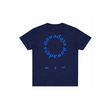 Load image into Gallery viewer, NOWADAYS MAGAZINE Unlimited Happiness Tee Navy
