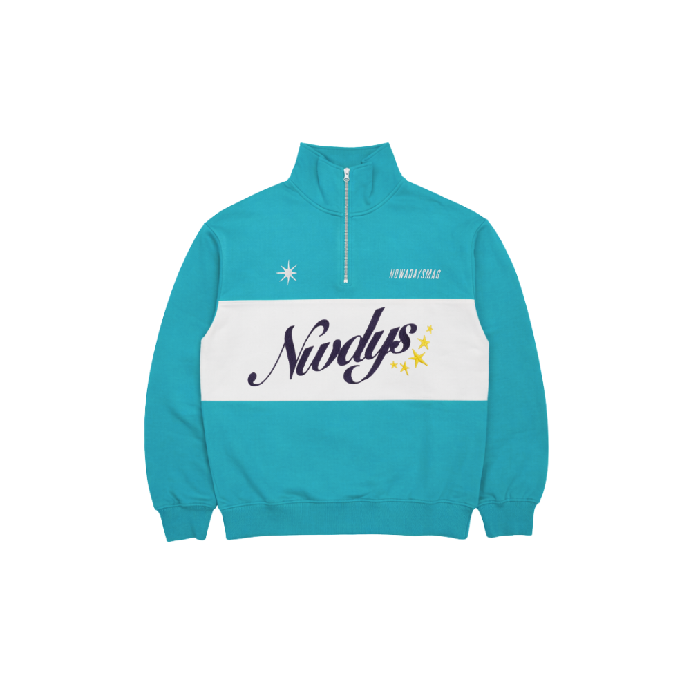 NOWADAYS MAGAZINE NWDYS Half-Zip Turqouise