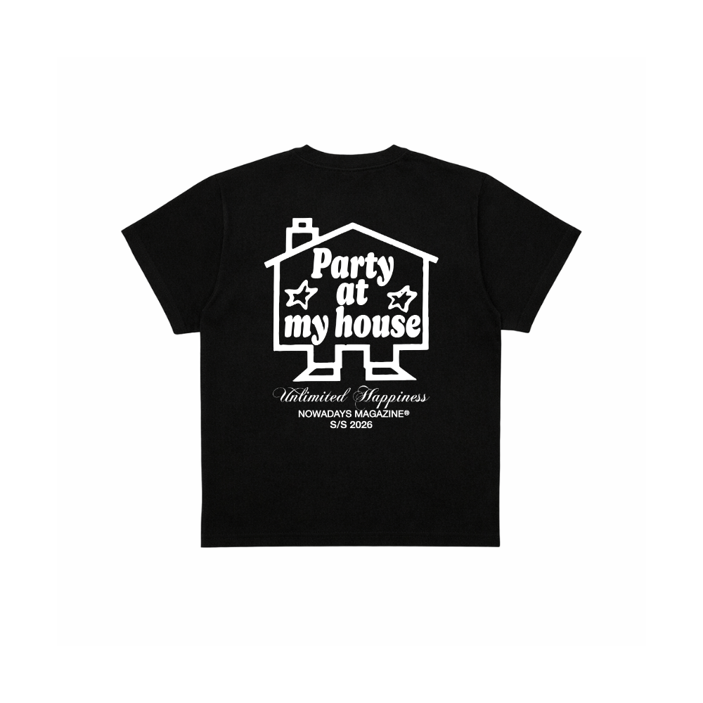 NOWADAYS MAGAZINE House Party Tee Black