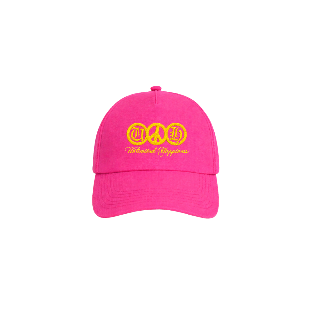 NOWADAYS MAGAZINE Unlimited Happiness Dad Cap Pink