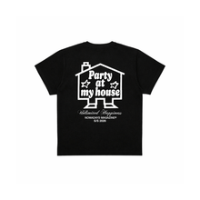 Load image into Gallery viewer, NOWADAYS MAGAZINE House Party Tee Black
