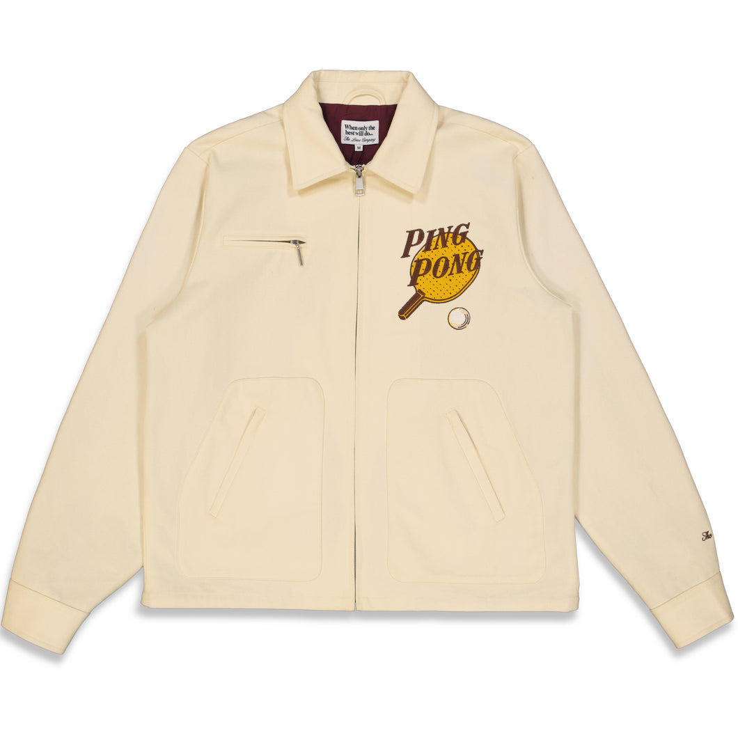 THE LOOSE COMPANY Ping Pong Workwear Jacket White