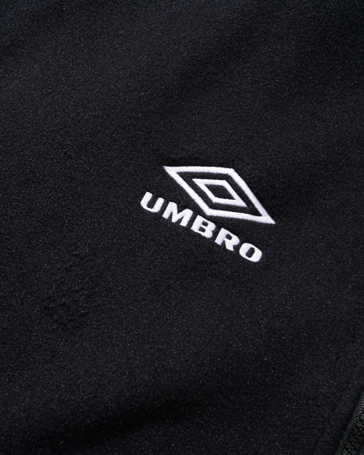 BUTTER GOODS x UMBRO Polartec Zip-Thru Jacket Black