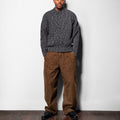 BUTTER GOODS Speckle Knit Sweater Navy