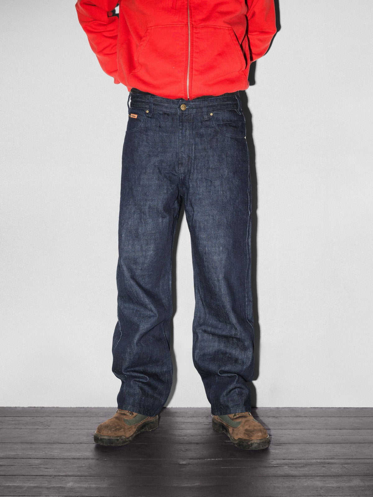BUTTER GOODS Relaxed Denim Jeans Selvedge Blue