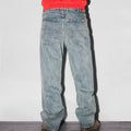 BUTTER GOODS Relaxed Denim Jeans Distressed Mid Blue