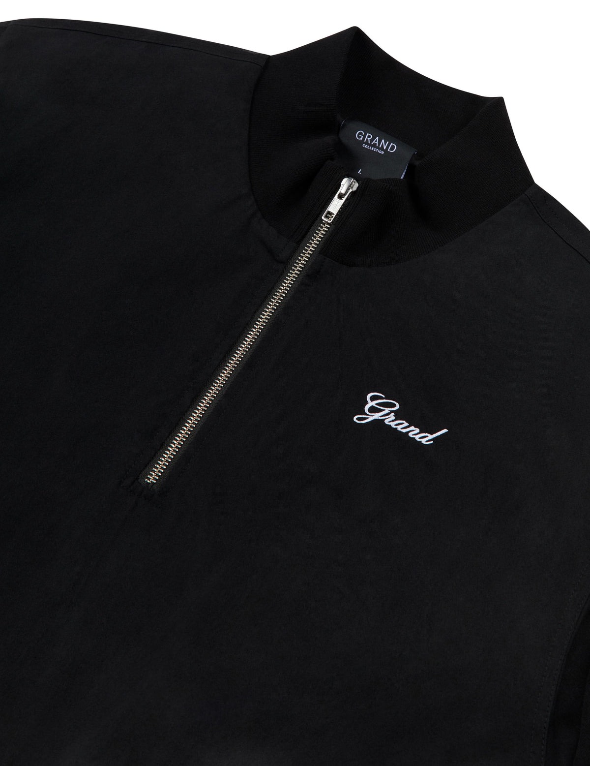 GRAND COLLECTION Quarter Zip Jacket Black