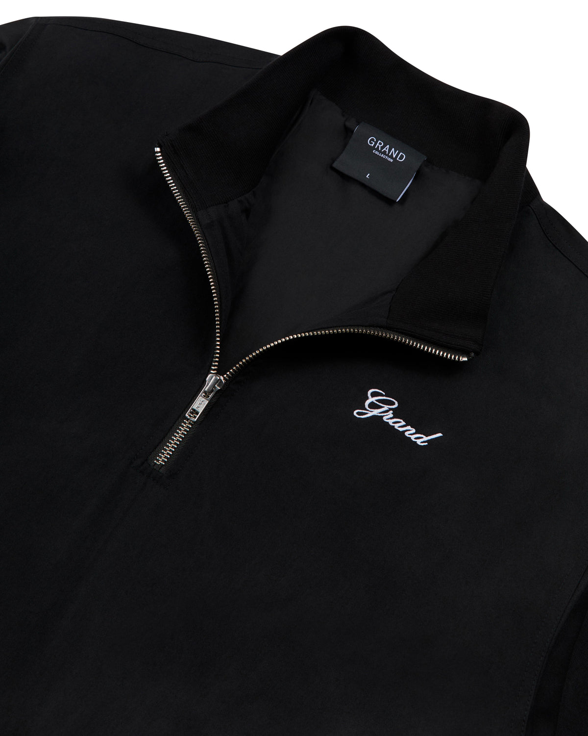 GRAND COLLECTION Quarter Zip Jacket Black