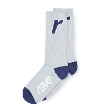 將圖片載入圖庫檢視器 RAVE R Logo Socks Sport Grey

