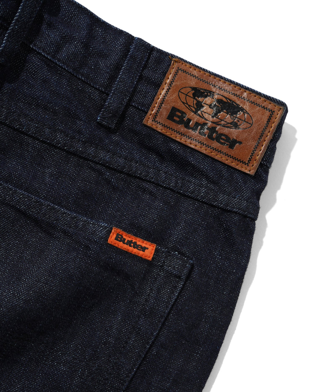 BUTTER GOODS Relaxed Denim Jeans Selvedge Blue