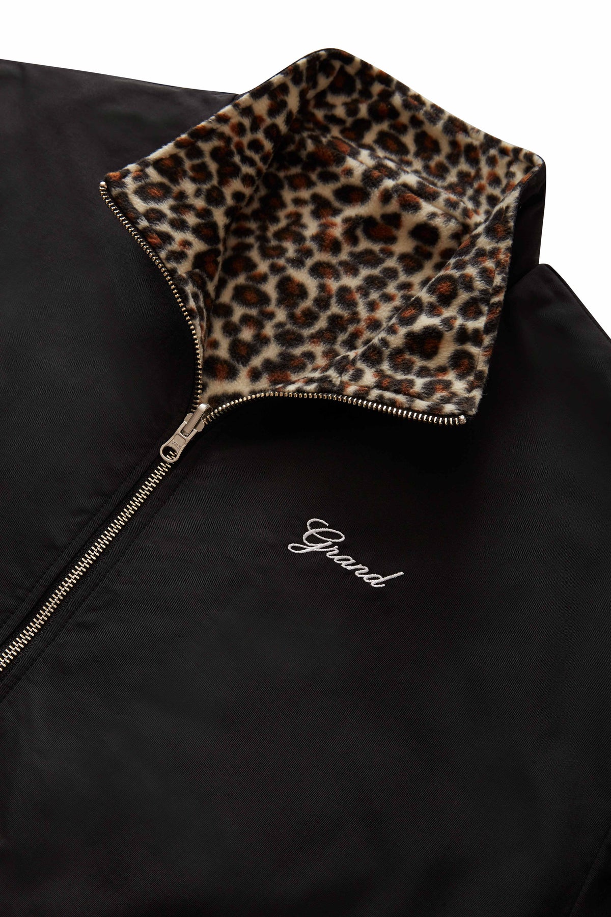 GRAND COLLECTION Reversible Leopard Jacket