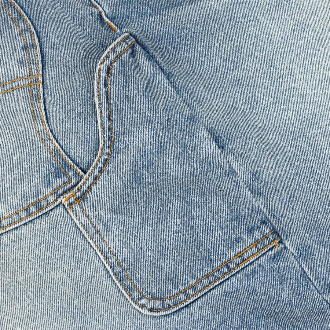 DIME Classic Denim Shorts Sandblasted Indigo