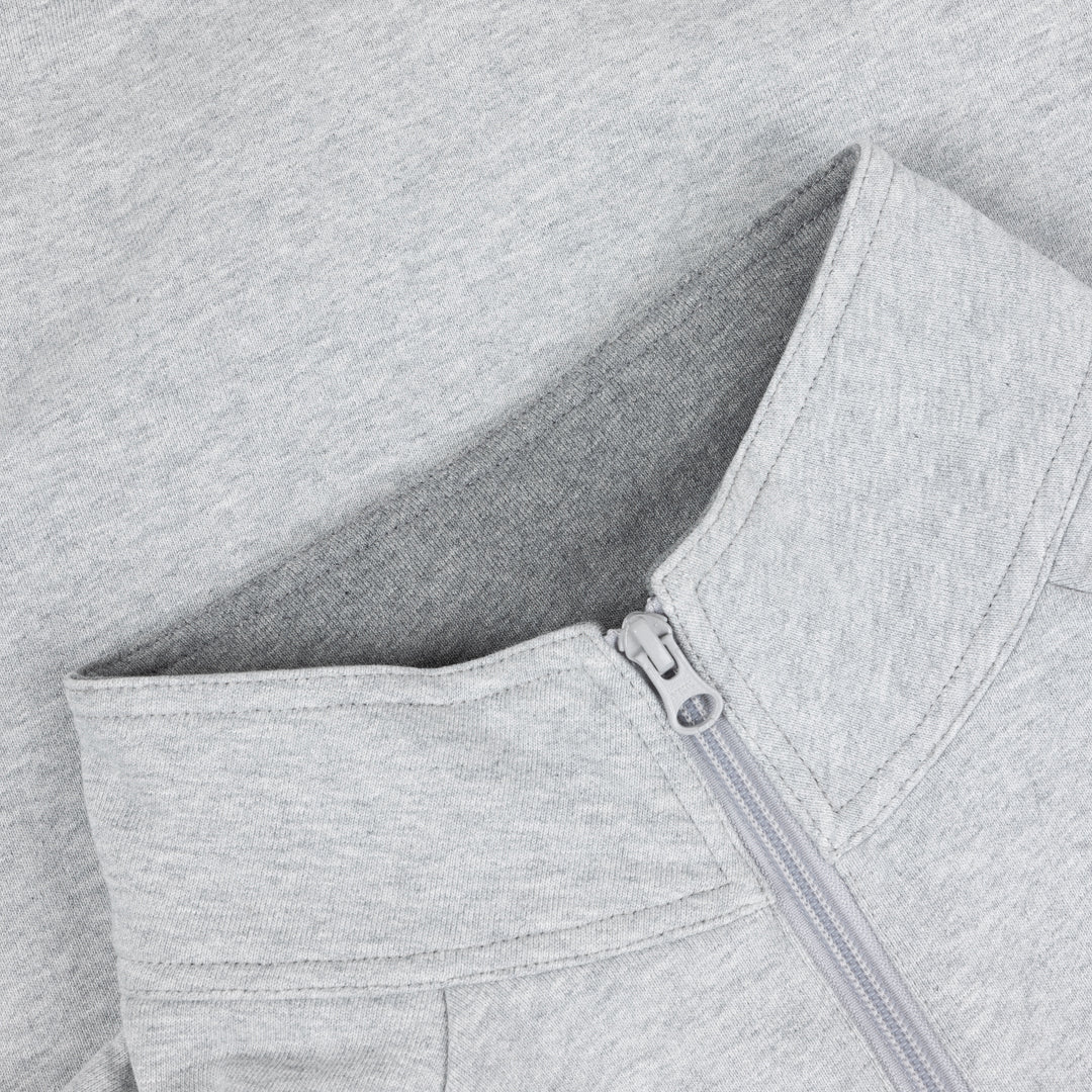 DIME Classic Terry Quarter Zip Heather Gray