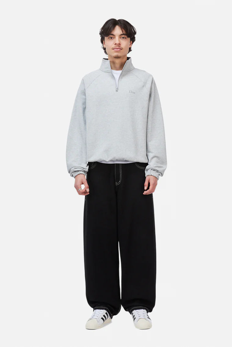 DIME Classic Terry Quarter Zip Heather Gray