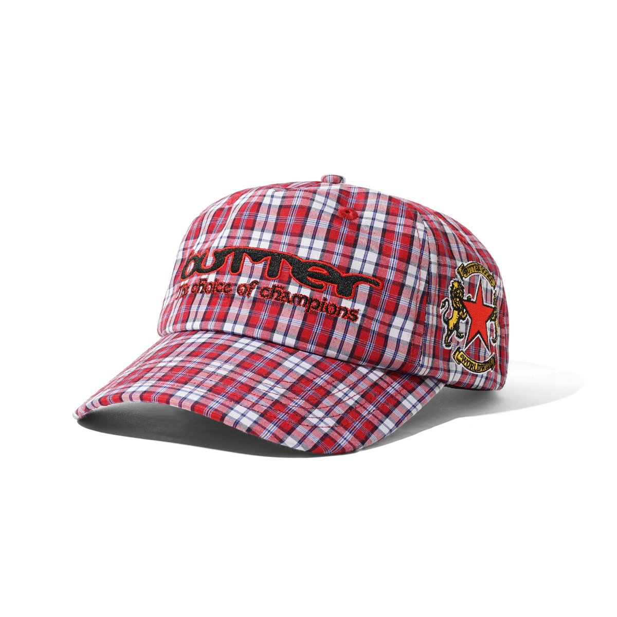 BUTTER GOODS x UMBRO Victory 5 Panel Cap Plaid
